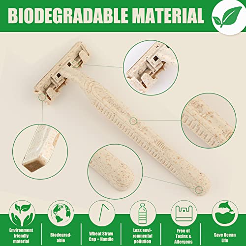 Biodegradable Disposable Razors 50pcs – Eco Shavers