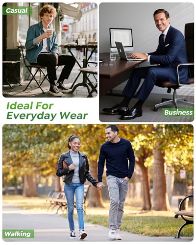 6 Pairs Bamboo Socks – Breathable, Comfortable Crew Socks