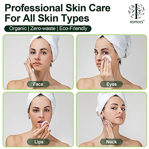 Organic Reusable Makeup Remover Pads 20 Pack – Washable & Eco