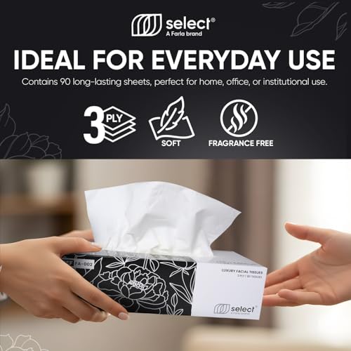 Eco Friendly Facial Tissues – Soft 3 Ply (Pack of 12)