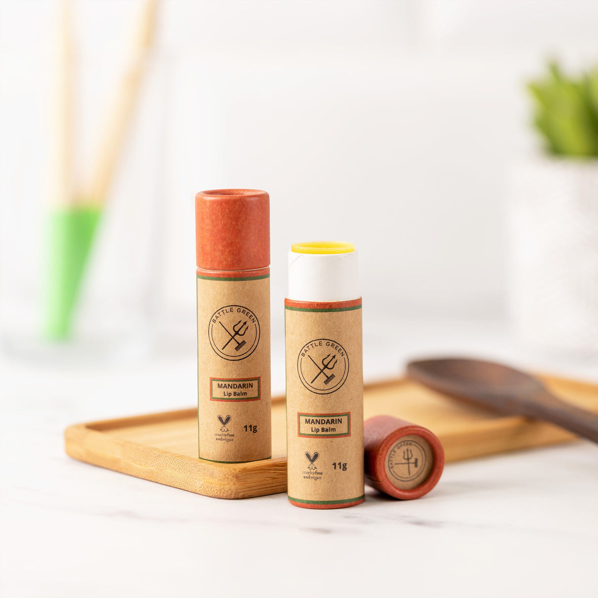 Vegan Lip Balm in Cardboard Tube – Plastic Free