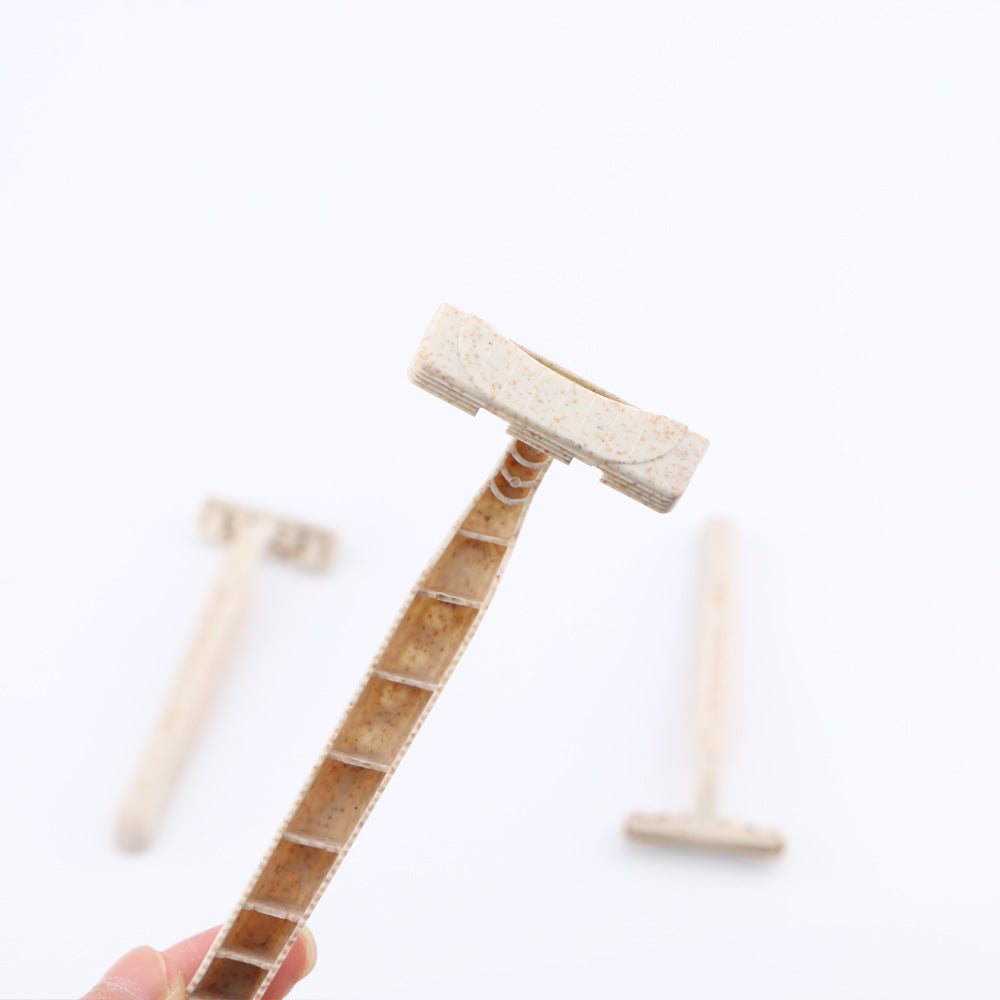 Biodegradable Disposable Razors 50pcs – Eco Shavers