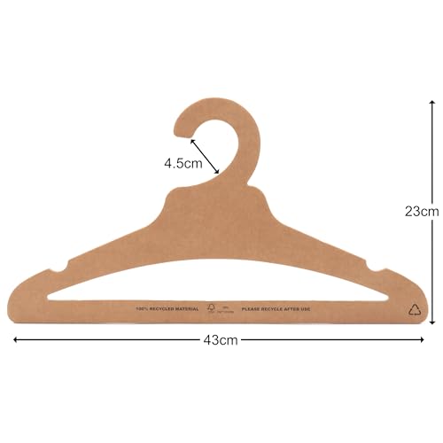 Eco Paper Fibreboard Suit Hangers with Bar – Recyclable