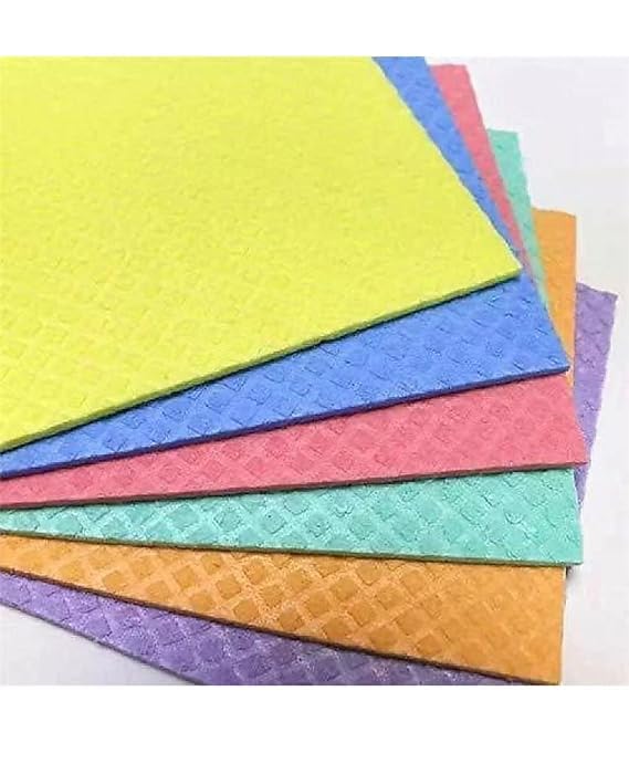 Reusable Multicolour Swedish Dish Cloths (10 Pack)