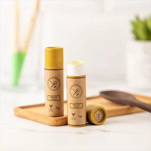 Vegan Lip Balm in Cardboard Tube – Plastic Free