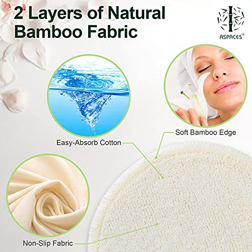Organic Reusable Makeup Remover Pads 20 Pack – Washable & Eco