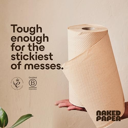 6 Pack Unbleached Recycled Paper Towels – Kitchen Rolls