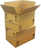 Corrugated Moving Boxes – 47×32×27 cm Strong Cardboard