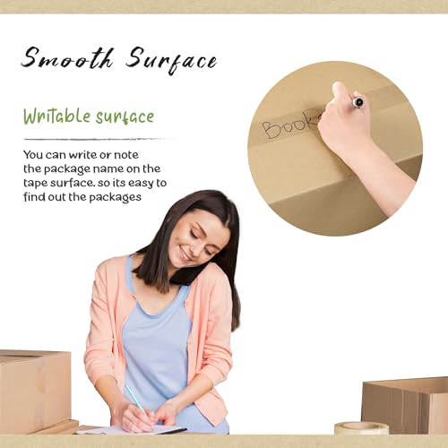 Kraft Paper Packing Tape 48mm×50 m – Recyclable & Eco Friendly
