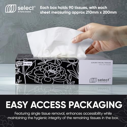 Eco Friendly Facial Tissues – Soft 3 Ply (Pack of 12)