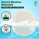 Organic Reusable Makeup Remover Pads 20 Pack – Washable & Eco