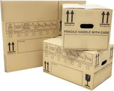 Corrugated Moving Boxes – 47×32×27 cm Strong Cardboard