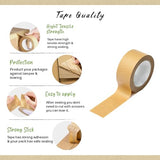 Kraft Paper Packing Tape 48mm×50 m – Recyclable & Eco Friendly