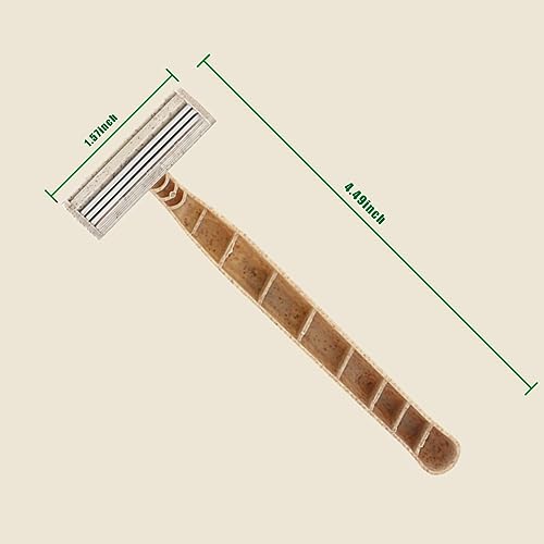 Biodegradable Disposable Razors 50pcs – Eco Shavers