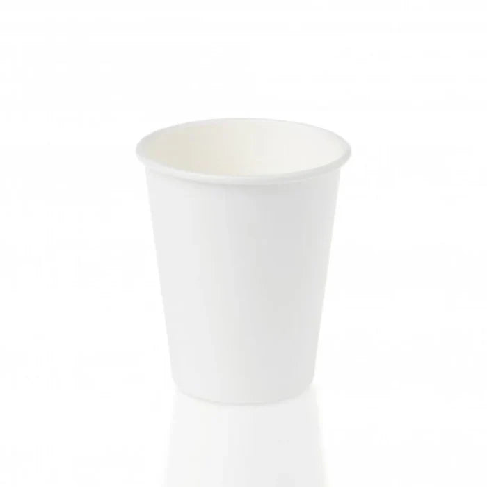 8oz Single Wall White Paper Cup