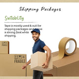 Kraft Paper Packing Tape 48mm×50 m – Recyclable & Eco Friendly
