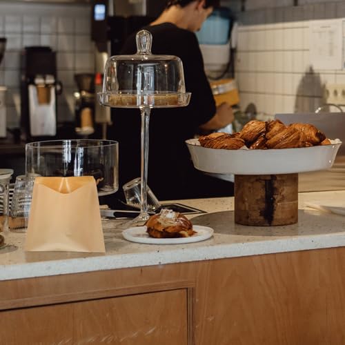 100 Pack Greaseproof Paper Bakery Bags – Oil Proof Sheets