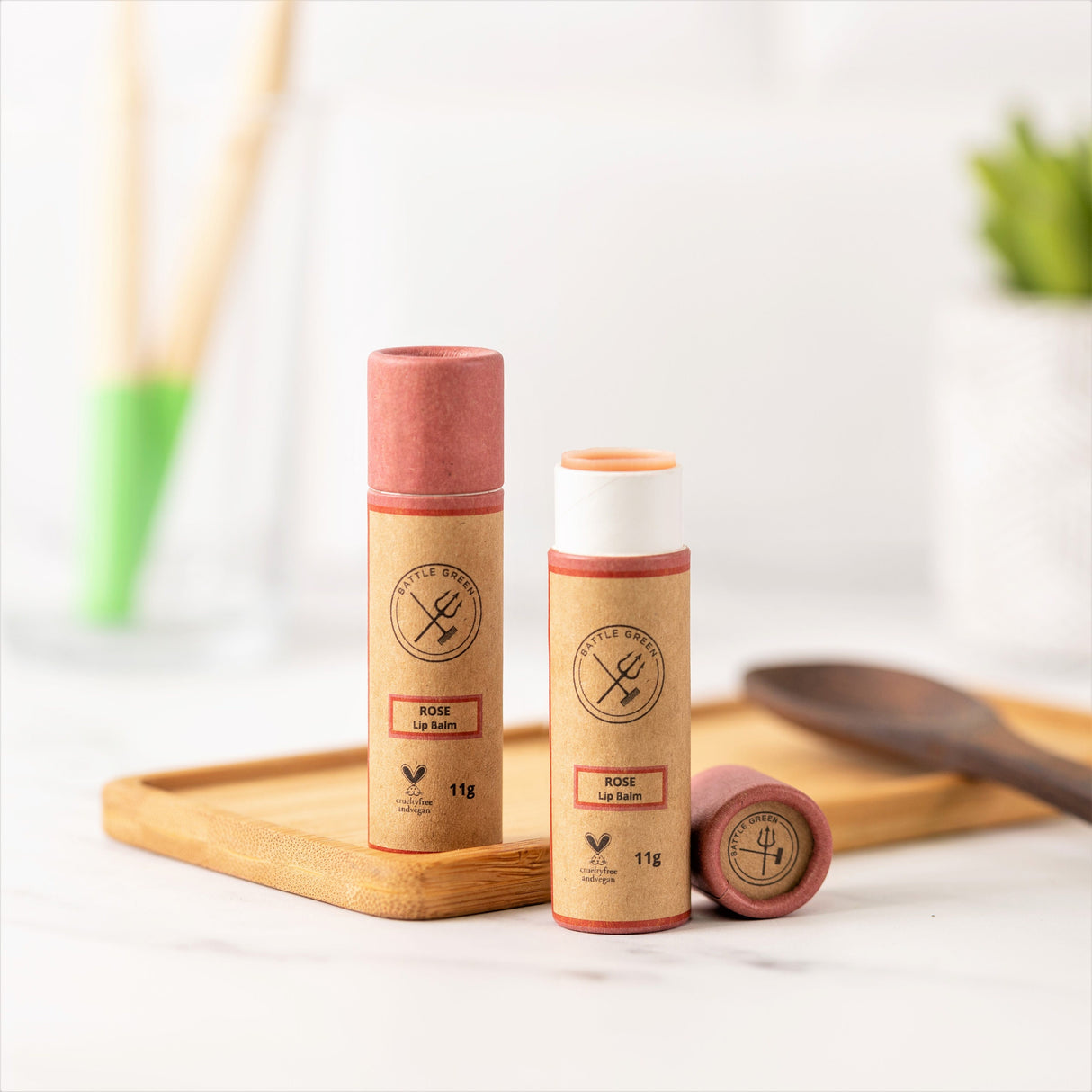 Vegan Lip Balm in Cardboard Tube – Plastic Free
