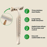Biodegradable Disposable Razors 50pcs – Eco Shavers