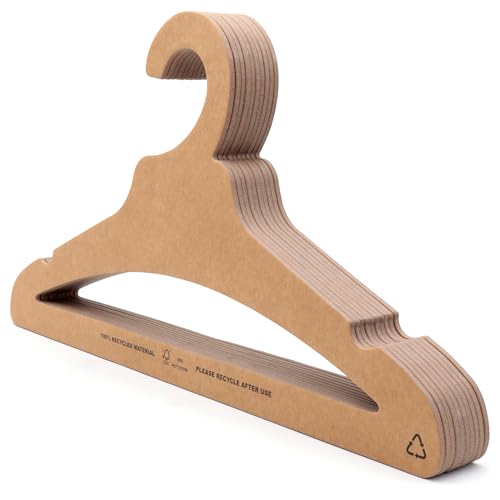 Eco Paper Fibreboard Suit Hangers with Bar – Recyclable