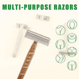 Biodegradable Disposable Razors 50pcs – Eco Shavers