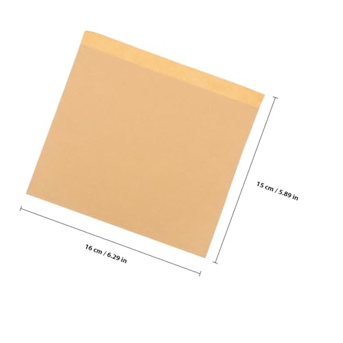 100 Pack Greaseproof Paper Bakery Bags – Oil Proof Sheets