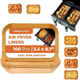 Disposable Air Fryer Liners 100 Pack – Greaseproof Paper
