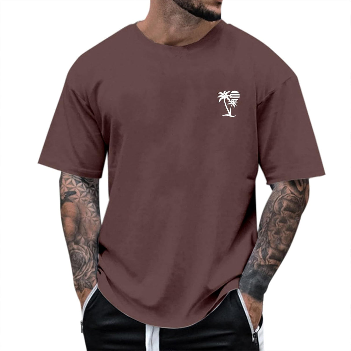 Men’s Casual Short Sleeve T-Shirt – Breathable Summer Top