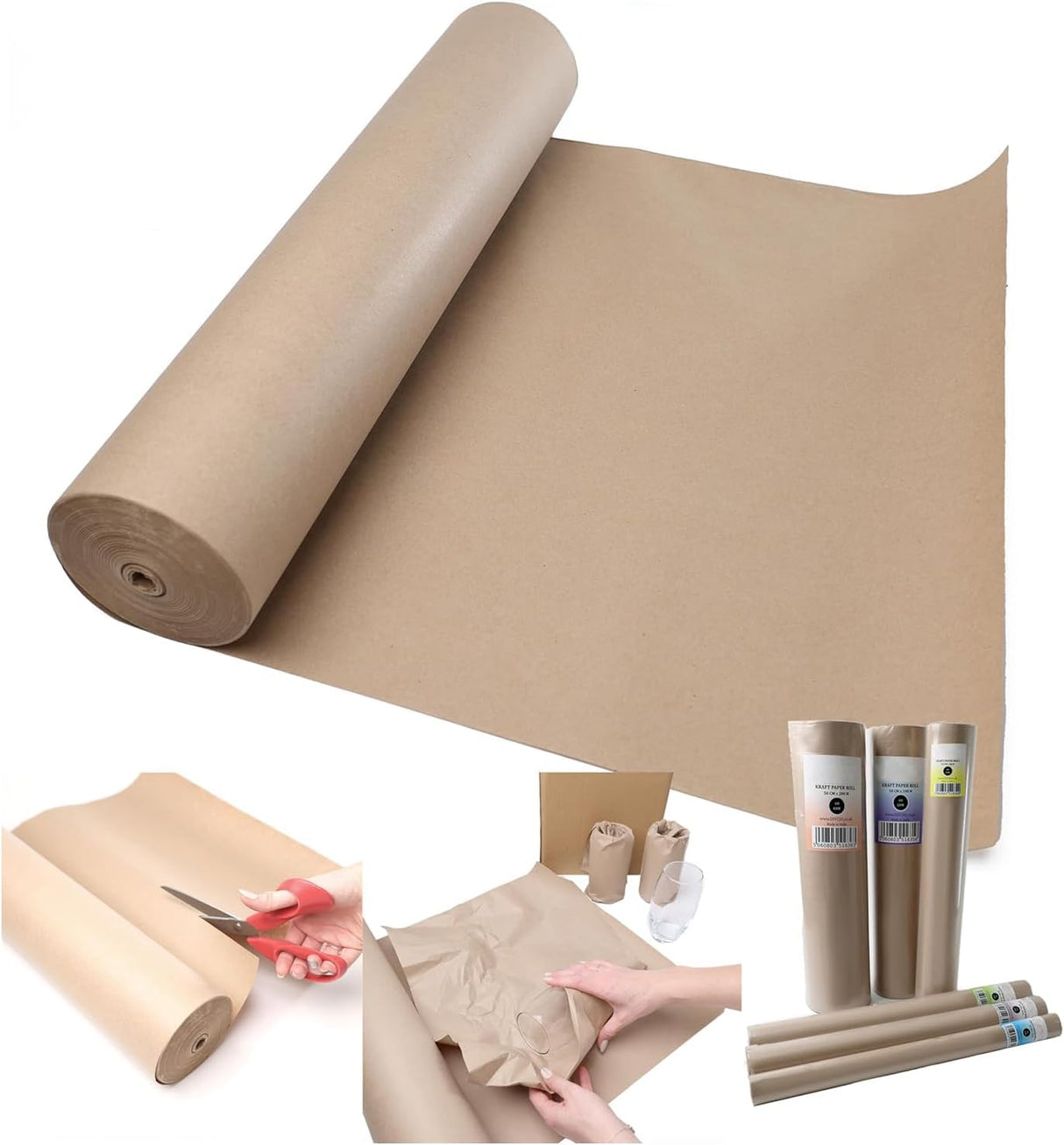 Eco Friendly Biodegradable Wrapping Paper – Kraft
